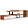 TV Stand Solid Acacia Wood Image 4