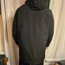 Primark Jacket Mens Medium Black Hooded Faux Fur Parka Winter Coat Warm Lined Image 6