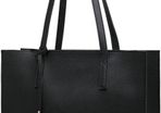 Women's Tote Bag Large Handbag Soft Leather Simple Shoulder Bag with Zipper for School Work Leisure MULTIPLE COLOURS AVAILABLE (FREE POSTAGE)