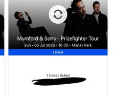 Mumford & Sons tickets