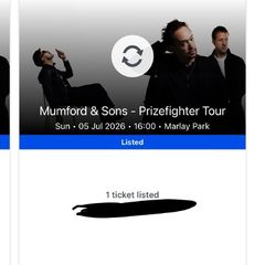 Mumford & Sons tickets