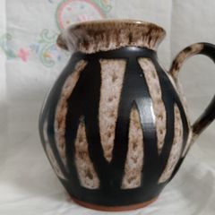Stephen Pearce jug, Irish Studio pottery, Pottery jug, Black jug