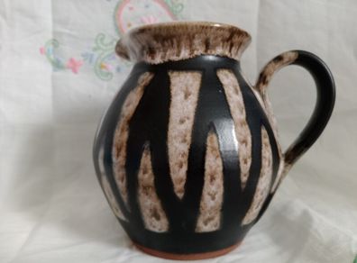 Stephen Pearce jug, Irish Studio pottery, Pottery jug, Black jug