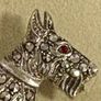 Solid Silver Scottie Brooch Image 3