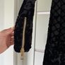 Balmain x H&M Black Velvet Sheer Mini Dress EU 34 Image 3