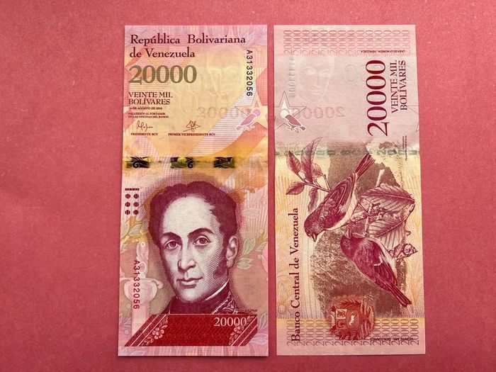 Venezuela  20000 Bolivares 2019. Pick 110a. ( Uncirculated )