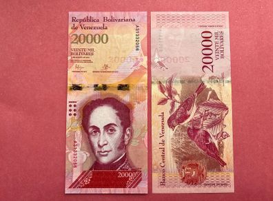 Venezuela  20000 Bolivares 2019. Pick 110a. ( Uncirculated )