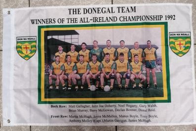 Donegal All Ireland Champions 1992 flag 3ft x 2ft.