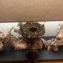 Antique Oak Barley Twist Candle Stick Image 3