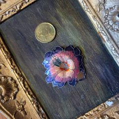 Vintage enamel brooch