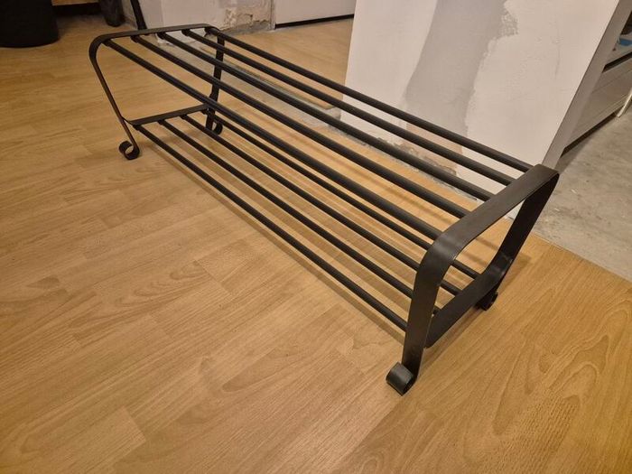 Wall coat hanger and shoe rack