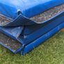 Sure Shot Foldable Double Mat (4 Fold) | 8Ft X 4Ft X 50Mm - Blue Image 9