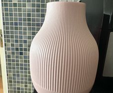 pink vase
