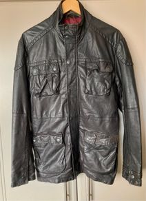 Linea leather jacket, (M)