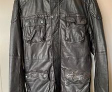 Linea leather jacket, (M)
