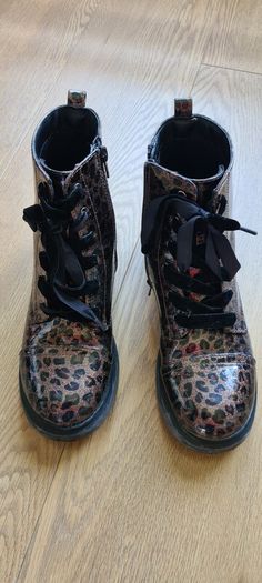 Ankle Boots in Leopard Print