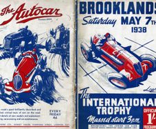 BROOKLANDS Programme for May 7th, 1938 (autographed)