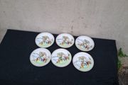 6 asian china sides plates postage possible