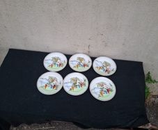 6 asian china sides plates postage possible