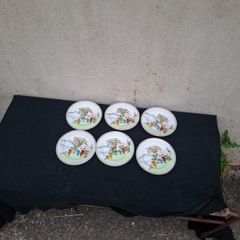 6 asian china sides plates postage possible