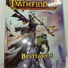 Pathfinder Paizo Rpg Book 2015 Jason Bulmahn 1st edition H/B Bestiary 5 Superb Condition 3.5 ogl Compatible