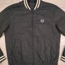 Fred Perry Wool Destroyer Bomber Jacket Mens Medium Image 2