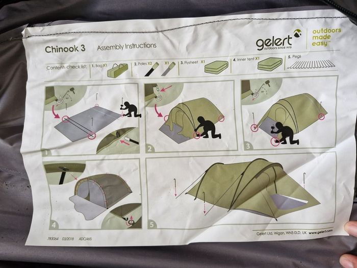 Gilbert 3 man Chinook Tent