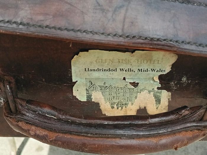 Vintage Leather Suitcase