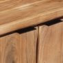 Sideboard 60x36x76 cm Solid Acacia Wood with Live Edges Image 3