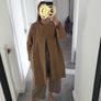 Cos Leather Coat Size Uk 14 Image 6