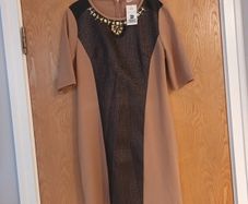 Krisp Mink  Dress.  S. 14.   B.N.W.T
