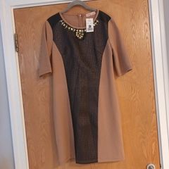 Krisp Mink  Dress.  S. 14.   B.N.W.T