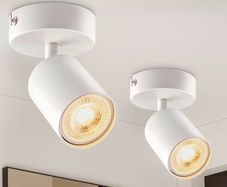 Brand New ougres wall lamp with switch white, 2 pack