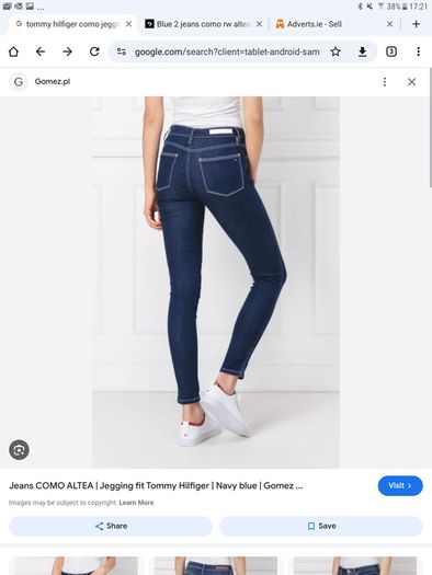 Tommy Hilfiger - Como Jeans Altea - W27 L30 - Fits UK 8 to 10 - BNWT RRP 100