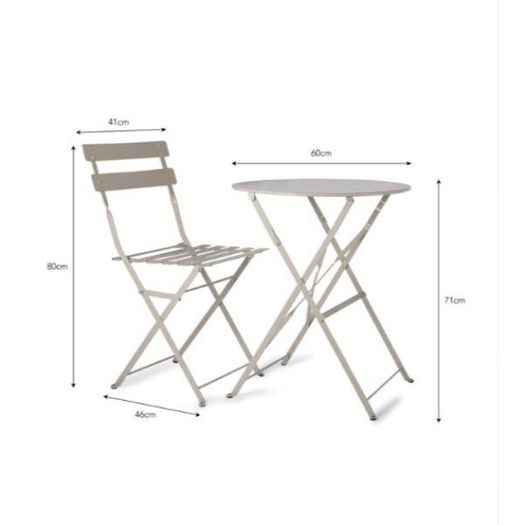 Rive Droite Bistro Set small Clay GT37