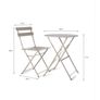 Rive Droite Bistro Set small Clay GT37 Image 2