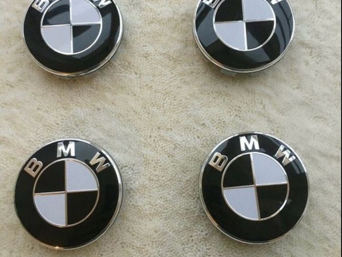 BMW 56mm alloy center caps x5
