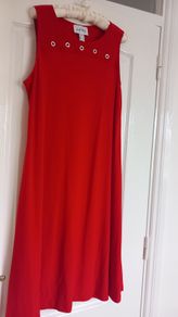 Joseph Ribkoff Fab Red Dress Size 14 /  16
