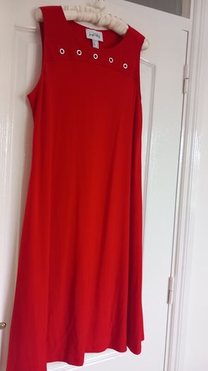 Joseph Ribkoff Fab Red Dress Size 14 /  16