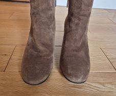 Whistles Light Tan Suede Ankle Boots
