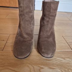 Whistles Light Tan Suede Ankle Boots