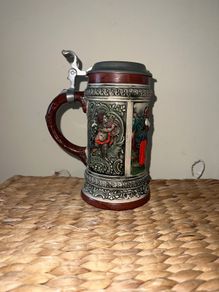 Antique beer stein