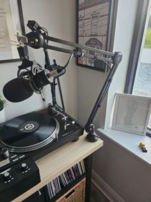 SubZero DB30 Dynamic Podcast Studio Microphone, Rode PSA 1 Boom Arm Pack