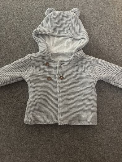 Brand new - Marks and Spencer newborn grey baby hoodie