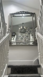 Large ornate mirror