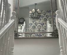 Large ornate mirror