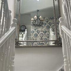 Large ornate mirror