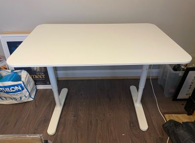 Office desk 100 X 80 cm with adjustable height
