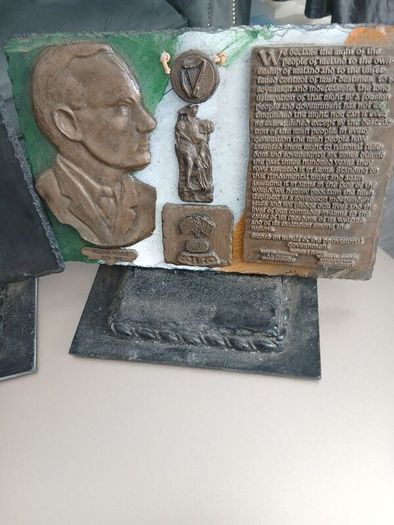 irish placks and picture and coaster