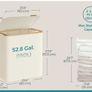Large 3 Section Laundry Hamper - New/Unused Image 2